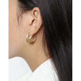 SHANICE S925 Sterling Silver Geometric Stud Earring For Women Girls