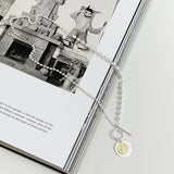SHANICE S925 Beads Chain Smiley Round Necklace for Women