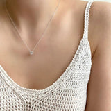 SHANICE Crystal Heart Necklace For Women Wedding Jewelry
