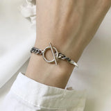 SHANICE S925 Silver Half Chain Bracelet with Buckle