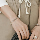 SHANICE S925 Sterling Silver Bracelet Chain Thick Box Chain