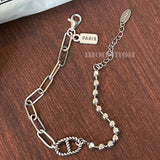 SHANICE S925 Silver Bracelet & Rings for Women Pig Nose Party Jewelry Birthday