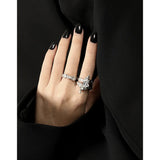 SHANICE S925 Sterling Silver CZ Engagement Ring Wedding Jewelry