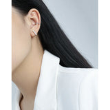 SHANICE S925 Silver Pearl Hoop Earrings Bohemian Wedding Jewelry