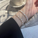 SHANICE Baroque Freshwater Pearl Necklace & Bracelet Set