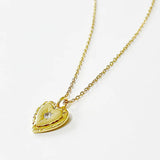 SHANICE S925 Sterling Silver Pendant Necklace Heart with CZ Crystal Gift