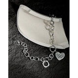 SHANICE S925 Portrait Coin Bracelet Bohemian Retro Chain Heart Pendant