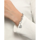 SHANICE S925 Portrait Coin Bracelet Bohemian Retro Chain Heart Pendant