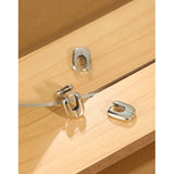 SHANICE S925 Geometric Oval Earrings Sterling Silver Ear Buckle