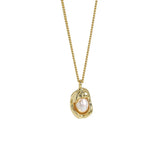 SHANICE S925 Silver Necklace Peanut Pendant Chain Women Shell Pearl Collier