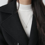 SHANICE S925 Snake Pendant Silver Necklace for Women