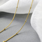SHANICE Sterling Silver Necklace Women 925 Silver Chain Beads Chocker