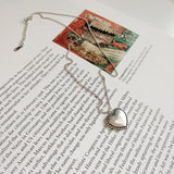 SHANICE Vintage 925 Silver Love Heart Pendant Twist Beads Necklace