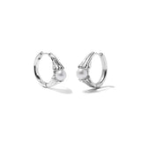 SHANICE s925 Hoop Earrings for Women Men Punk Gothic Ear Stud Jewelry