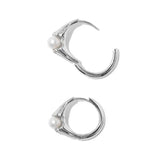 SHANICE s925 Hoop Earrings for Women Men Punk Gothic Ear Stud Jewelry
