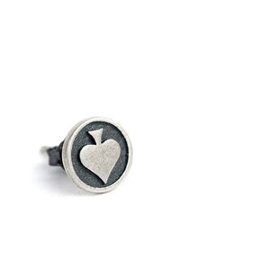 925 Sterling Silver Shark Stud Earrings Punk Gothic Jewelry