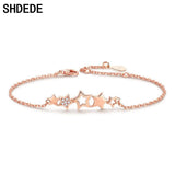 925 Silver Bracelet Womens Star Splicing Hot Jewelry WH225