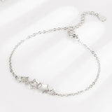 925 Silver Bracelet Womens Star Splicing Hot Jewelry WH225