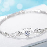 Heart Bracelet For Women Jewelry Engagement Wedding Party Christmas Gift