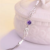 Heart Bracelet For Women Jewelry Engagement Wedding Party Christmas Gift