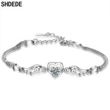 Heart Bracelet For Women Jewelry Engagement Wedding Party Christmas Gift