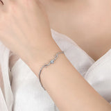 CZ Crystal Cocktail Party Bracelet -WH15