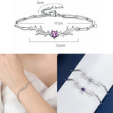 CZ Crystal Cocktail Party Bracelet -WH15
