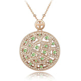 Austrian Vintage Big Round Crystal Choker Necklace