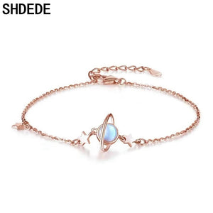 Star Moon Bracelet Women Girls Chain Friendship Jewelry WH53