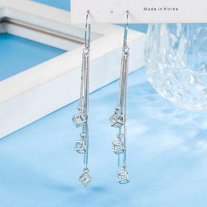 Bohemian Style Tassel Drop Earrings for Women Wedding Party