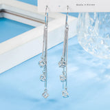 Bohemian Style Tassel Drop Earrings for Women Wedding Party