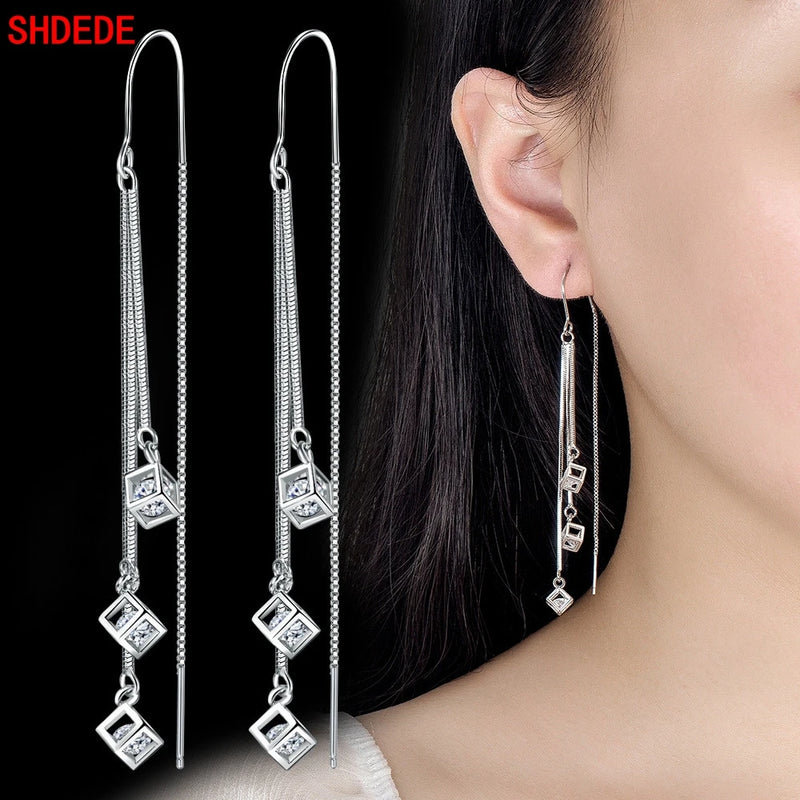 Bohemian Style Tassel Drop Earrings for Women Wedding Party