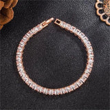 Cubic Zircon Tennis Bracelet for Women Wedding Party Jewelry