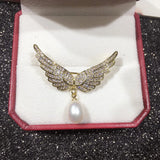 Wing Brooch Freshwater Pearl Fine Jewelry