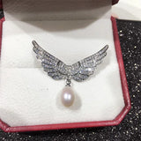 Wing Brooch Freshwater Pearl Fine Jewelry