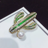 Pearl Cactus Brooch for Women Natural Freshwater Pearl Jewelry