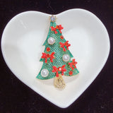 Pearl Christmas Tree Brooch Women Freshwater Pearl Jewelry
