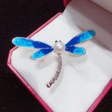 Dragonfly Pearl Brooch Women's Jewelry Gift