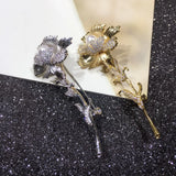 Flower Brooch Natural Freshwater Pearl Fine Jewelry Corsage