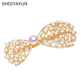 Freshwater Pearl Beads Bow Hair Clip