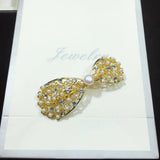 Freshwater Pearl Beads Bow Hair Clip