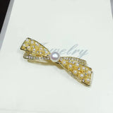 Freshwater Pearl Hair Clip Barrette Retro Beauty Jewelry Hair Pin