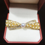 Freshwater Pearl Hair Clip Barrette Retro Beauty Jewelry Hair Pin