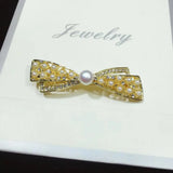 Freshwater Pearl Hair Clip Barrette Retro Beauty Jewelry Hair Pin