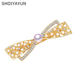 Freshwater Pearl Hair Clip Barrette Retro Beauty Jewelry Hair Pin