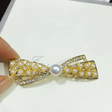 Freshwater Pearl Hair Clip Barrette Retro Beauty Jewelry Hair Pin