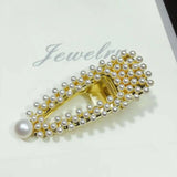 Pearl Beads Hair Clip Freshwater Pearl Barrette Hair Pin Accessories Women