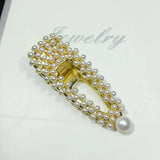 Pearl Beads Hair Clip Freshwater Pearl Barrette Hair Pin Accessories Women