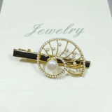 Natural Pearl Beads Hair Clip Barrette for Woman Girls