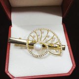 Natural Pearl Beads Hair Clip Barrette for Woman Girls